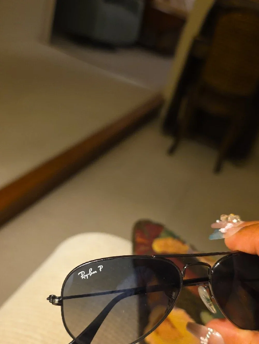 Classic Aviator Sunglasses -polarized Lenses 55-18 Scraches Gun Metal